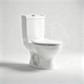 Toilette blanche en céramique avec réservoir intégré dimensions 70 x 38 x 80cm