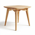 Table carrée en bois de chêne 80 x 80 x 75cm pour usage intérieur